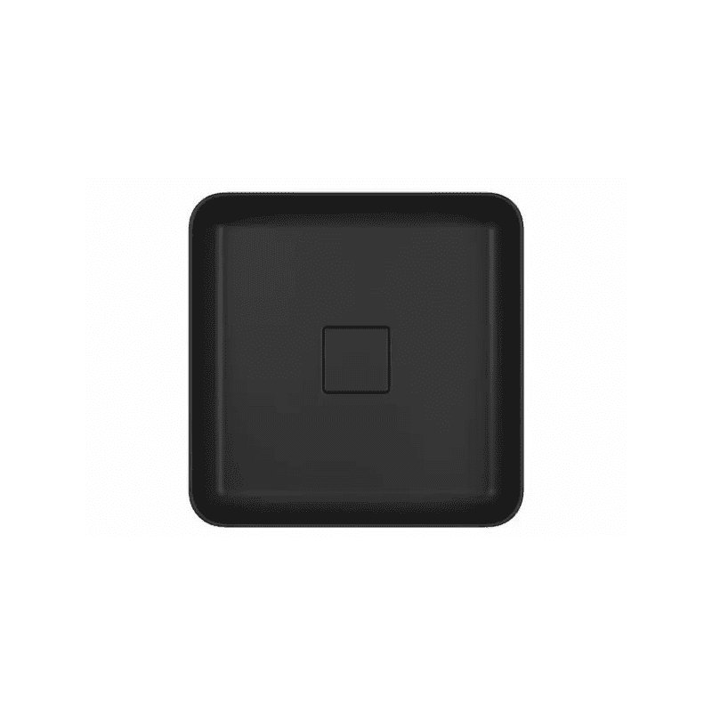 LAVABO CUBA APOIO QUADR 40 CM-ÉBANO FC (L.11040.94)                             