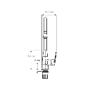 BELA MONOMANDO PARA COCINA CROMO (24.9 × 11.2 × 40.7 cm)