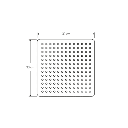 BRIGGS REGADERA CUADRADA SLIM ACERO (SG0081013061CW)                            