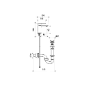 JGO.FV MONOCOM P/LAVABO COTY CROMO (E181/D9 CR)