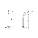 LLAVE FV ALTA DE MESADA PARA VESSEL CROMO (E228.01/06 CR)