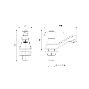 LLAVE FV PARA LAVABO FIORI LEVER (E220.01/27L CR)