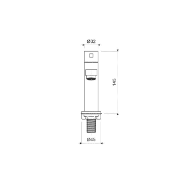 LLAVE INDIVIDUAL FV P/LAVABO DOMINIC (E226/85 CR)