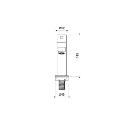 LLAVE INDIVIDUAL FV P/LAVABO DOMINIC (E226/85 CR)