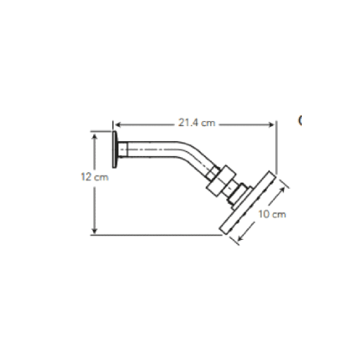 REGADERA CUADRADA NIZA 10 CM x 10 CM(SHOWERHEAD)