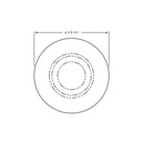 BOTON CERAMICO CROMATIC NEGRO DES PUSH