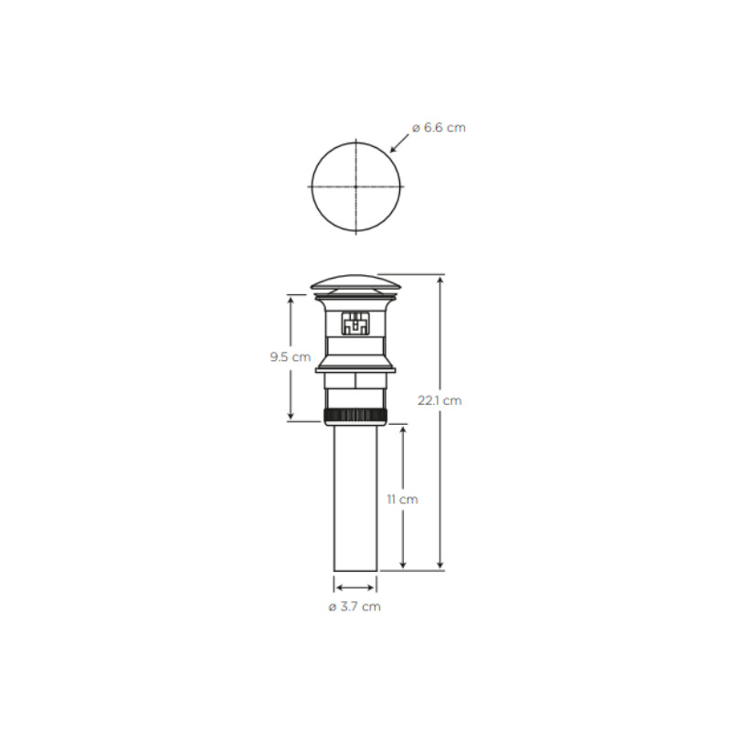 DESAGUE EDE 1 1/4 PUSH BUTTON