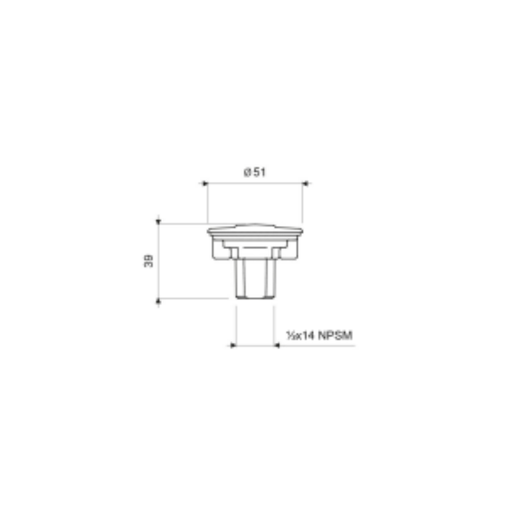 CUBRE FV AGUJERO PARA LAVABO (E254P DH CR)