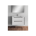 GABINETE DE BAÑO CAT BLANCO CON ESPEJO 600X460X520 DKT-BCS-001