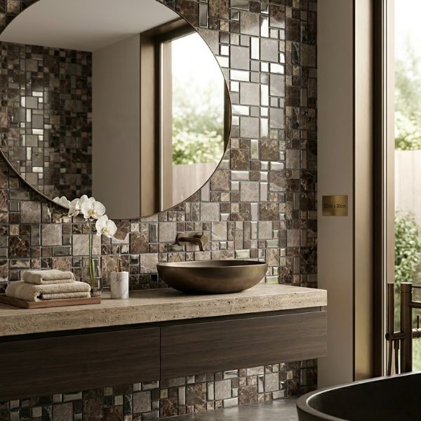 MOSAICO CENEFART DELUXE BROWN (30X30)