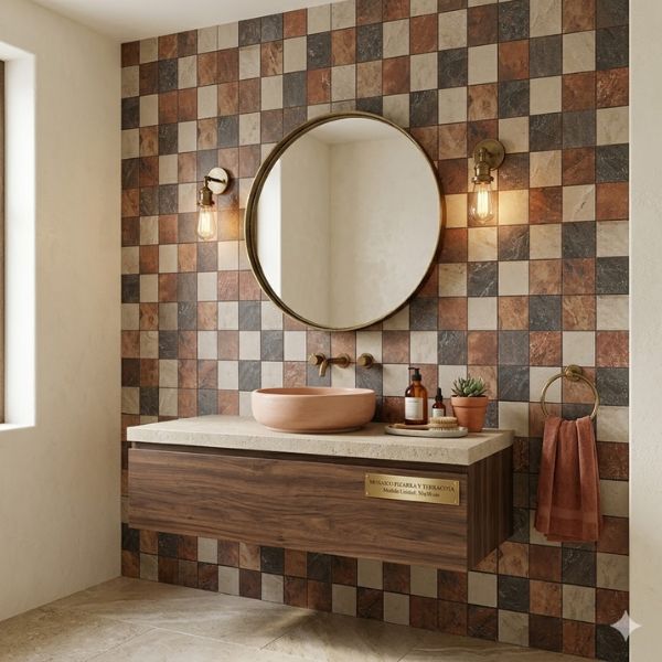 MOSAICO CENFART LUIJIN RUSTIC PIZARRA (30X30) 12 UN