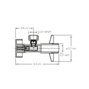EDE LLAVE ANGULAR LAVAMANOS-MANGUERA 16"
