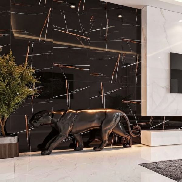 SEMIGRES PORCELANICO LUM BLACK SUPREME POL C1 (75*75) 2.81 MT2