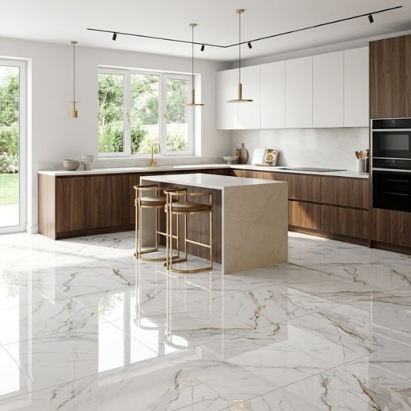 PORC TRN STATUARIO BOTTEGA GOLD C1 (60*120) 1.44 M2 (66*cj*p)