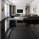 PORCELANATO ECU AGORA NEGRO BRILLANTE TER (60*60) 1.80 M2