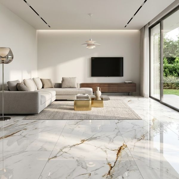 PORC TRN STATUARIO BOTTEGA GOLD C1 (60*120) 1.44 M2 (66*cj*p)