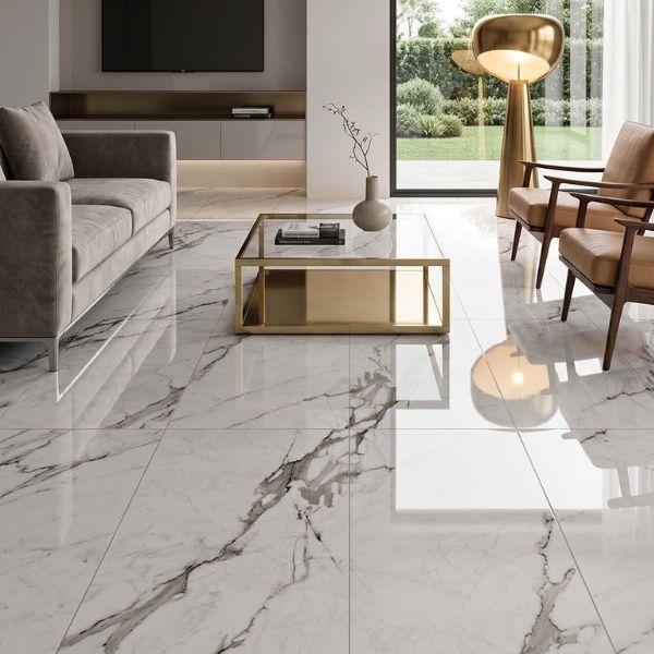 PORC TRN STATUARIO BOTEGA SILVER C1 (60*120) 1.44 M2 (32cj*p)