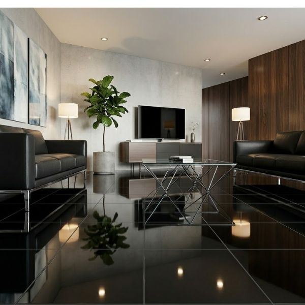PORCELANATO ECU AGORA NEGRO SATIN SEG REC (60*60) 1.80 MT