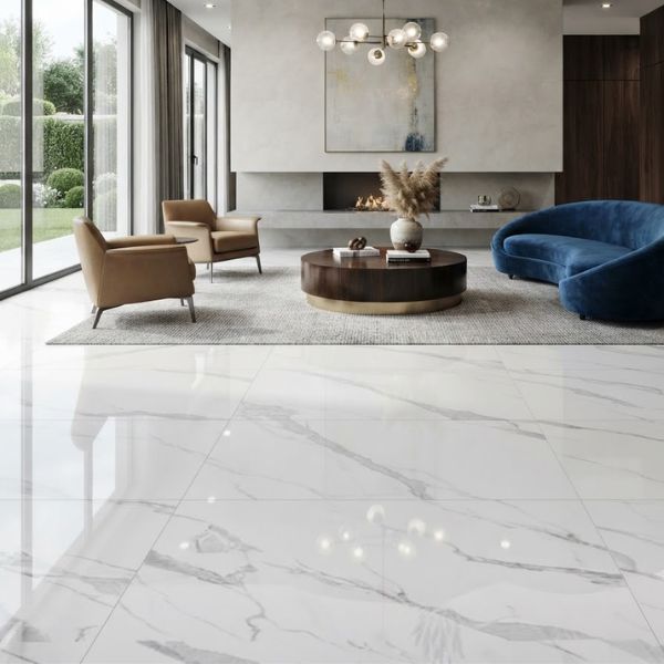 SEMIGRES PORCELANICO LUM CALACATA ROYALE POL C1 (62*119) 2.20 MT2