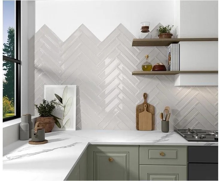 CERAMICA PAM SPRING PERLA (7.5*30) 0.56 M2 (1D)