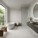 PORCELANATO GRA PLASTER LIGHT GRAY THINR STD (60*120) 2.88MT