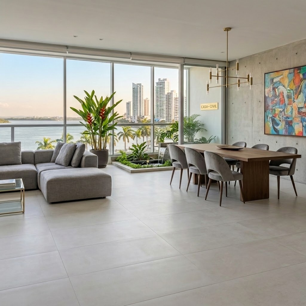 PORCELANATO CECAFI CONCRETA WHITE C1 (60*120) 2.13M2