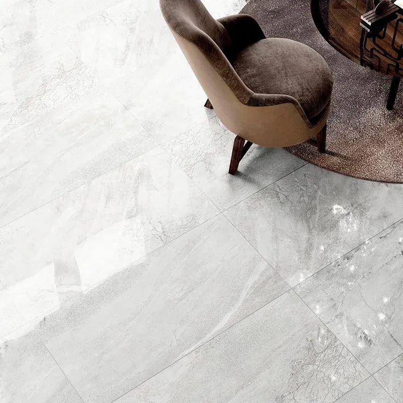 PORCELANATO ECU RIVER WHITE BRILLANTE STD (60*120) 2.16 M2