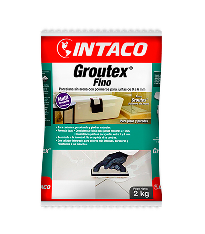 INT GROUTEX BLANCO ANTIG FINO 2KG