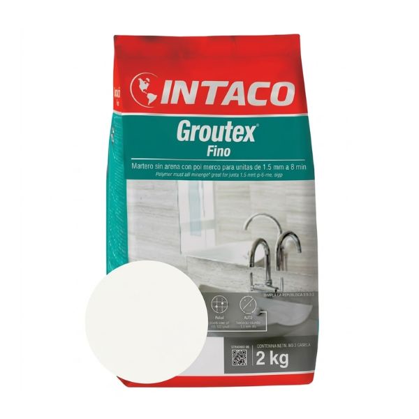 INT GROUTEX FINO BLANCO 2KG
