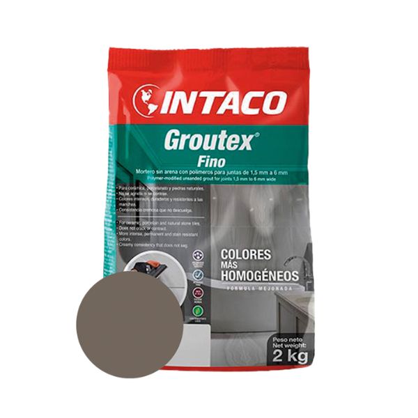 INT GROUTEX FINO CAFE OSCURO 2KG