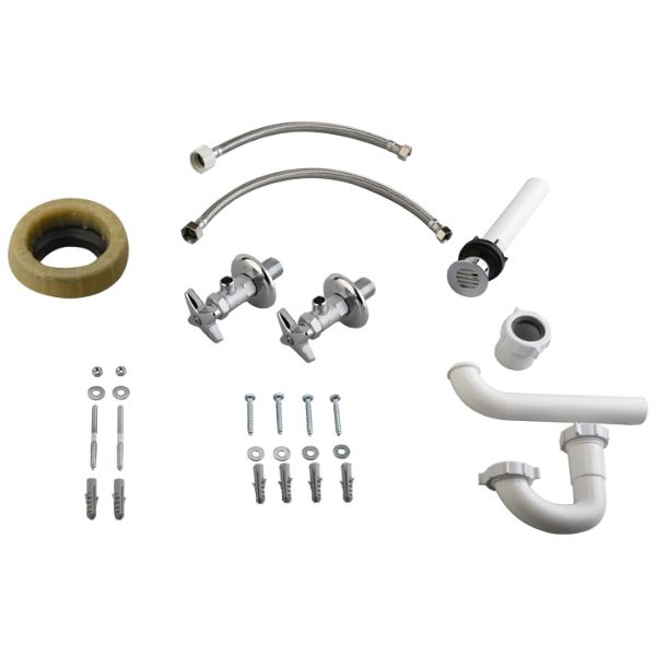 KIT DE INSTALACION FV PARA INODORO Y LAVABO (ECOM262.266)