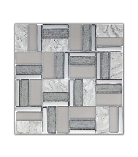 [MOSTATIMGRE12U] MOSAICO TIME GREY  12 UN