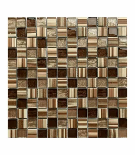 [MOSAICGLASBROWN] MOSAICO  GLASS BROWN