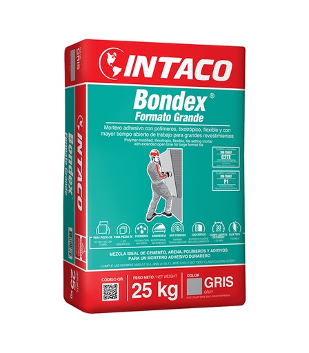 [BONDEXFORMAGR25] INT BONDEX FORMATO GRANDE 25 KG