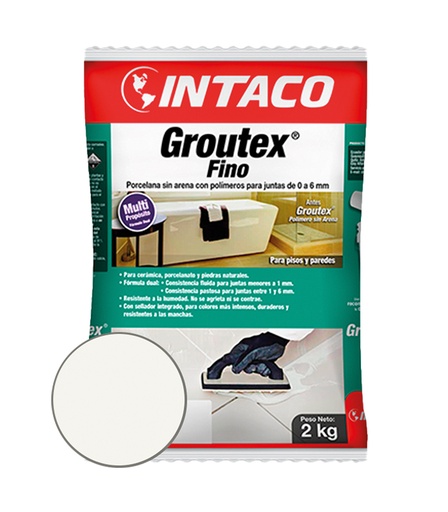 [NOBVGROBL] INT GROUTEX FINO BLANCO 2KG