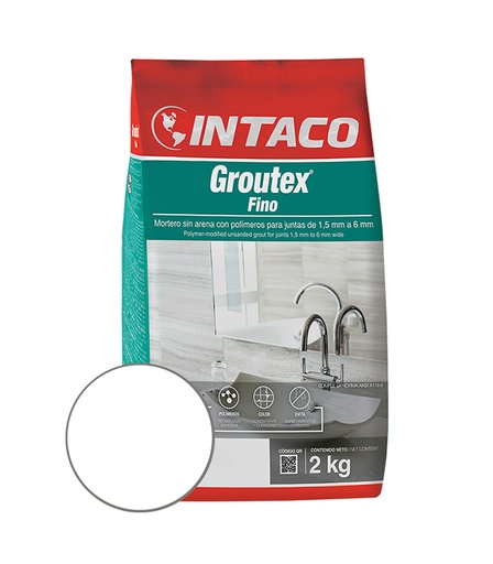 [GROUTXBLEXT] INT GROUTEX FINO BLANCO EXTREMO 2KG