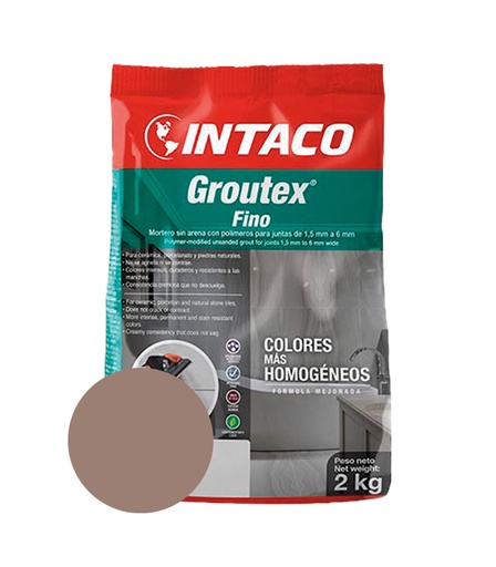 [INTGROCAR] INT GROUTEX FINO CARAMELO 2KG