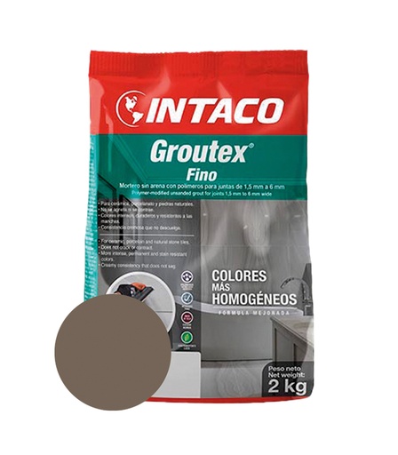[GROUCHO] INT GROUTEX FINO CHOCOLATE 2KG