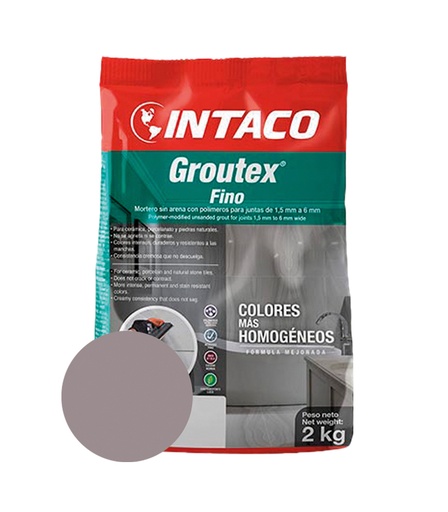 [GROUGRACE] INT GROUTEX FINO GRIS ACERO 2KG