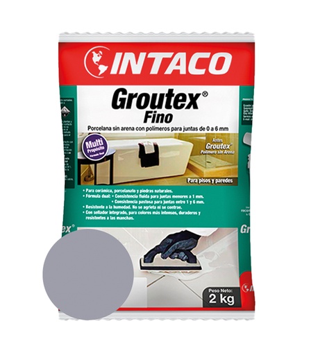 [GROUTGRPIED] INT GROUTEX FINO GRIS PIEDRA 2KG