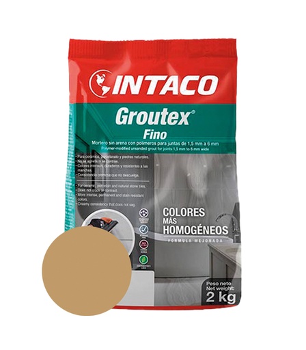 [GROUTRG] INT GROUTEX FINO TRIGO 2KG