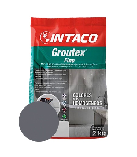 [INTGROUPLO] INT GROUTEX PLOMO FINO 2KG