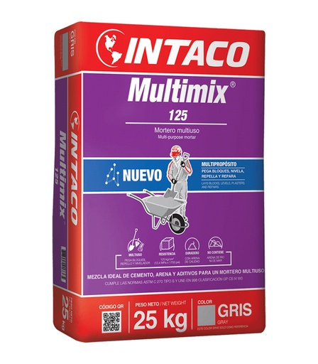 [MULTIMIX] INT MULTIMIX 125 GRIS 25 KG