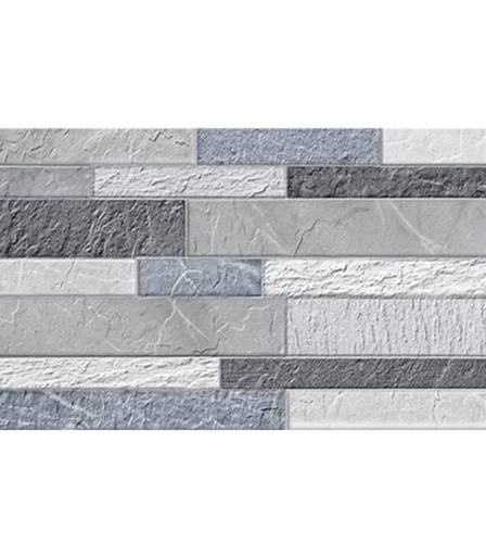 [CSLFACHAMONTGRI] CERAMICA  FACHALETA MONTECARLO GRIS (27x45) 1.70 M2